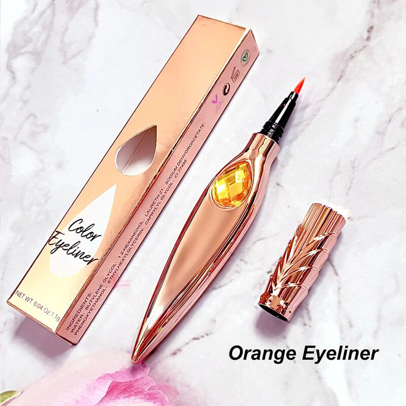 7 color liquid eyeliner waterproof dry-quick diamond eye line
