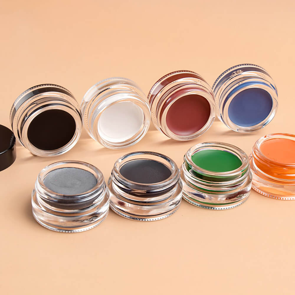 15-Color Eyeliner Gel Colored Eyeliner Cream Long-Lasting Quick-Dry Waterproof