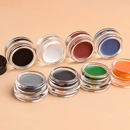 15-Color Eyeliner Gel Colored Eyeliner Cream Long-Lasting Quick-Dry Waterproof
