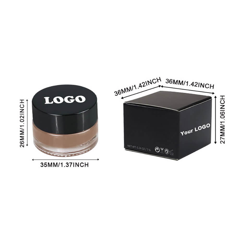 13-Color Eyeliner Gel Cream Waterproof Eyebrow Gel Long-Lasting Private Label