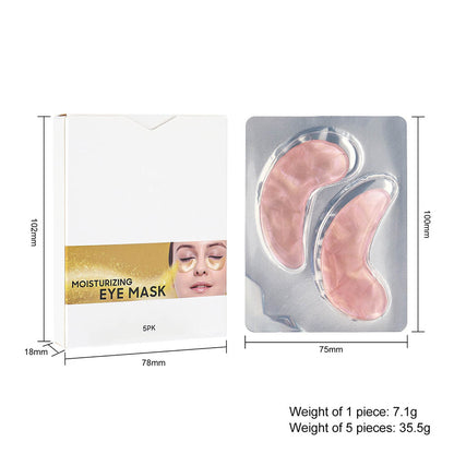 5 Pieces/box Cooling Eye Mask Patches Moisturizing Reduce Wrinkles Dark Circles