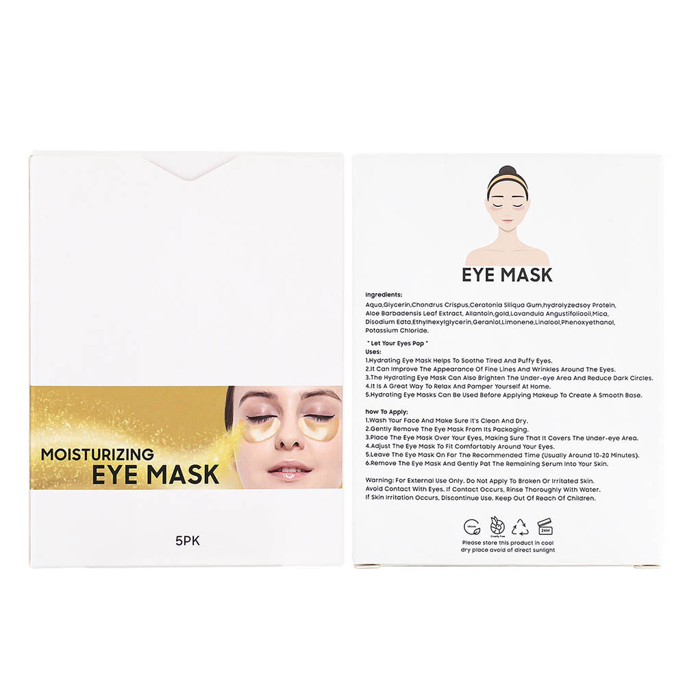 5 Pieces/box Cooling Eye Mask Patches Moisturizing Reduce Wrinkles Dark Circles