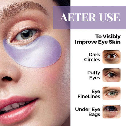12-color Collagen Green Seaweed Eye Mask Reduce Smooth Moisturizing 60-piece Box