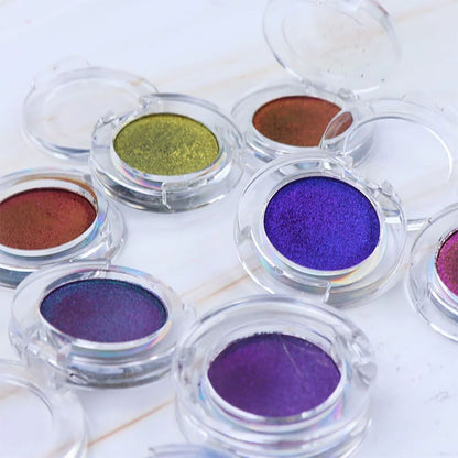 9 Color Chameleon Eyeshadow Powder Metallic Eyes Makeup High Pigmented