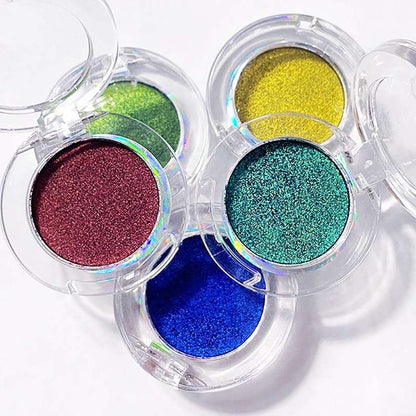 9 Color Chameleon Eyeshadow Powder Metallic Eyes Makeup High Pigmented