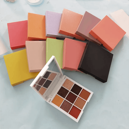 9 color DIY eyeshadow palette high pigmented long lasting