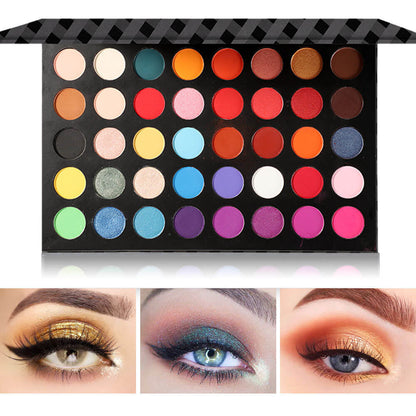 40 color matte eyeshadow palette high pigmented for all skin