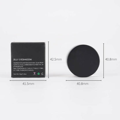 6 color eyeshadow gel liquid highlighter high pigment shimmer