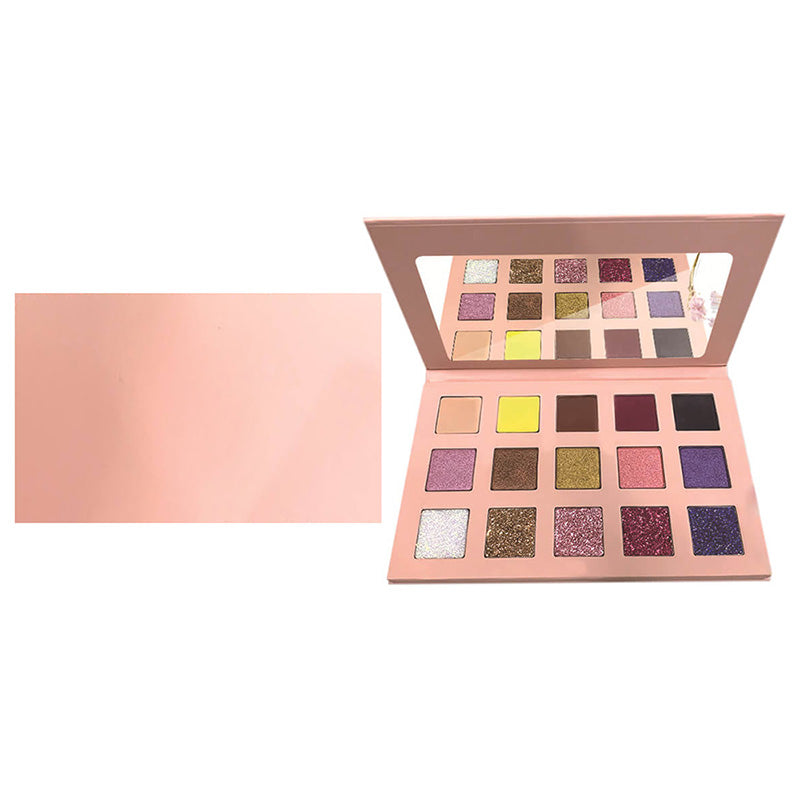 15 color eyeshadow palette vegan apricot high pigmented