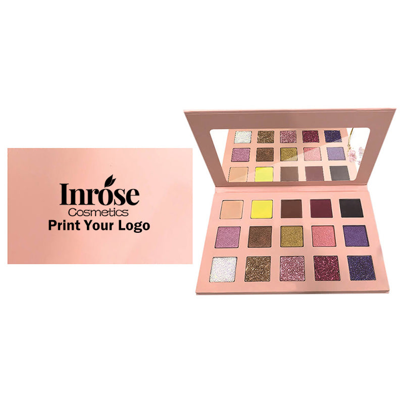 15 color eyeshadow palette vegan apricot high pigmented
