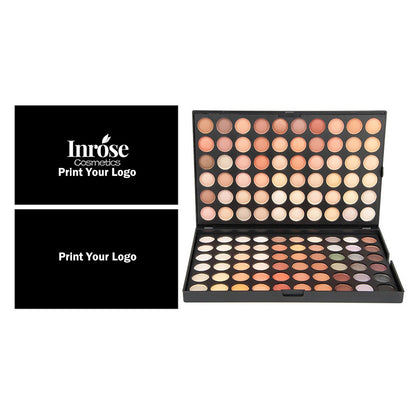 120 color eyeshadow palette small pan full colors high pigment eye shadow