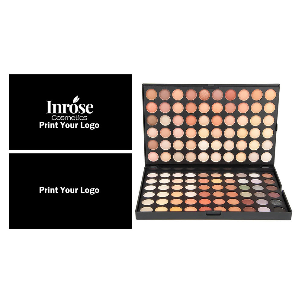 120 color eyeshadow palette small pan full colors high pigment eye shadow