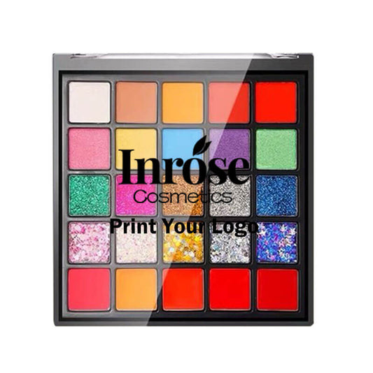 25 color eyeshadow palette vegan festival full set stage makeup