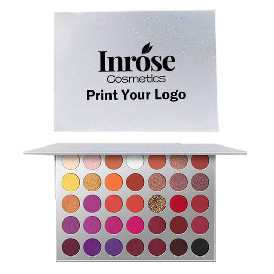 35 color eyeshadow palette pearlescent matte high pigmented