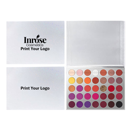 35 color eyeshadow palette pearlescent matte high pigmented waterproof
