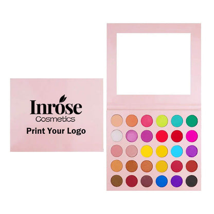 30 color pink eyeshadow palette matte high pigmented waterproof