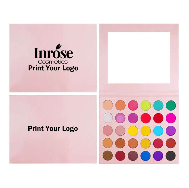 30 color pink eyeshadow palette matte high pigmented waterproof long lasting