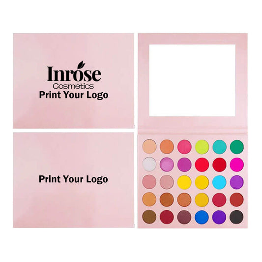 30 color pink eyeshadow palette matte high pigmented waterproof long lasting