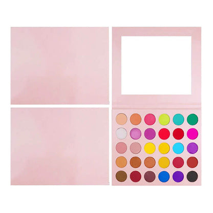 30 color pink eyeshadow palette matte high pigmented waterproof long lasting