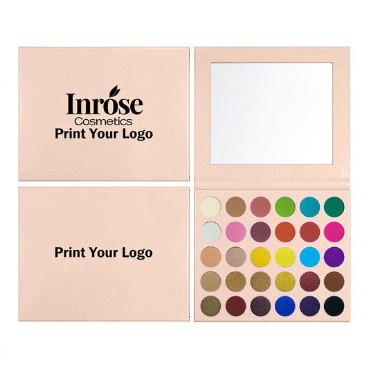 30 Color Pink Eyeshadow Palette Matte High Pigmented Waterproof Long Lasting