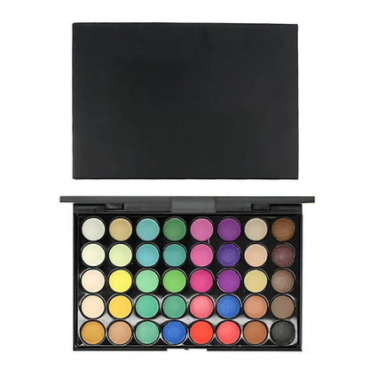 40 color small size eyeshadow palette makeup artist matte full colors