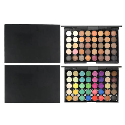 40 Color Small Size Eyeshadow Palette Makeup Artist Matte Full Colors