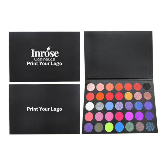 Paleta de sombras de ojos de 35 colores de alto pigmento