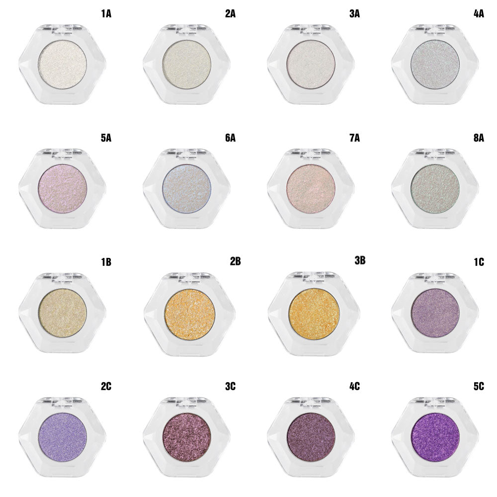 46-Color Chameleon Eyeshadow Powder High Pigment Metallic Highlighter 26MM