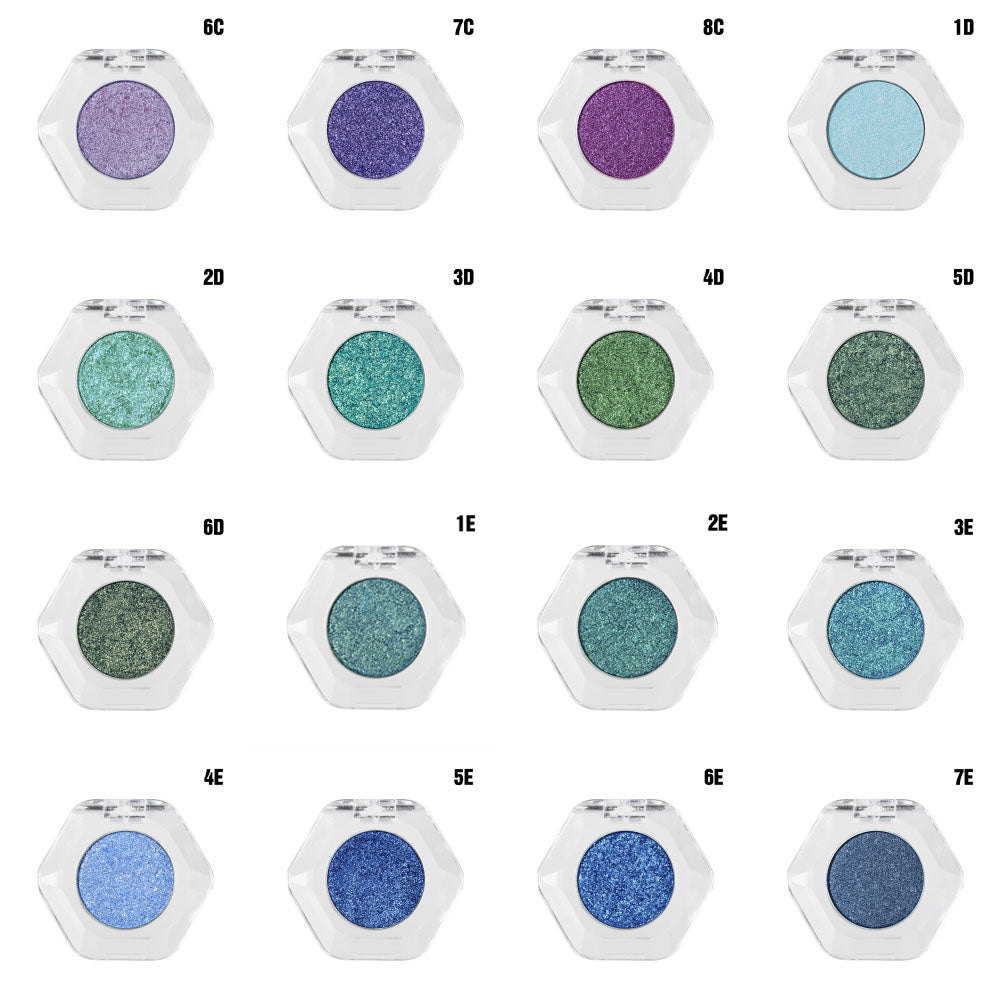 46-Color Chameleon Eyeshadow Powder High Pigment Metallic Highlighter 26MM