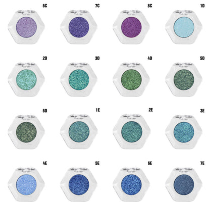 46-Color Chameleon Eyeshadow Powder High Pigment Metallic Highlighter 26MM