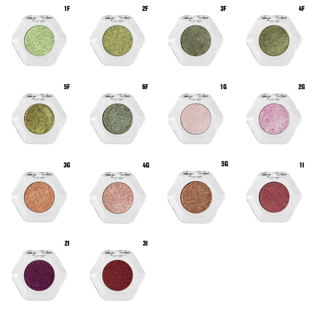 46-Color Chameleon Eyeshadow Powder High Pigment Metallic Highlighter 26MM
