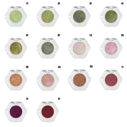 46-Color Chameleon Eyeshadow Powder High Pigment Metallic Highlighter 26MM