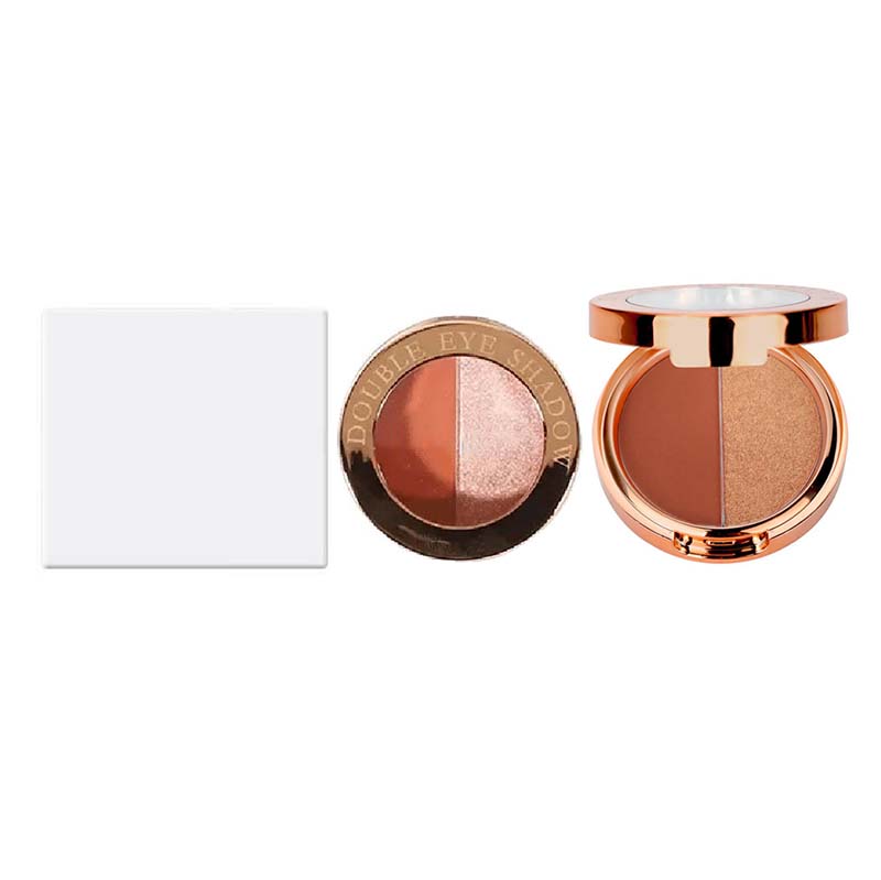 15 color two in one eyeshadow powder high pigmented makeup vegan