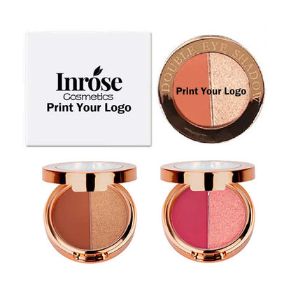 15 color two in one eyeshadow powder high pigmented makeup vegan