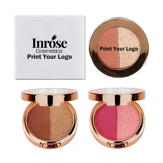 15 Color Two In One Eyeshadow Powder High Pigmented Duo Eyeshadow Vegan