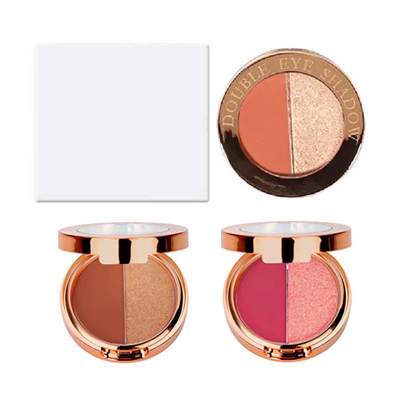 15 color two in one eyeshadow powder high pigmented makeup vegan