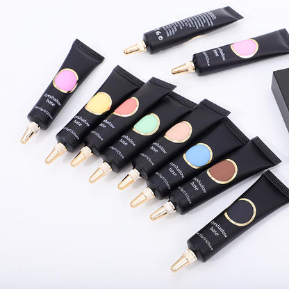 10-Color Eyeshadow Base Waterproof Eye Primer Long Lasting Private Label 15g