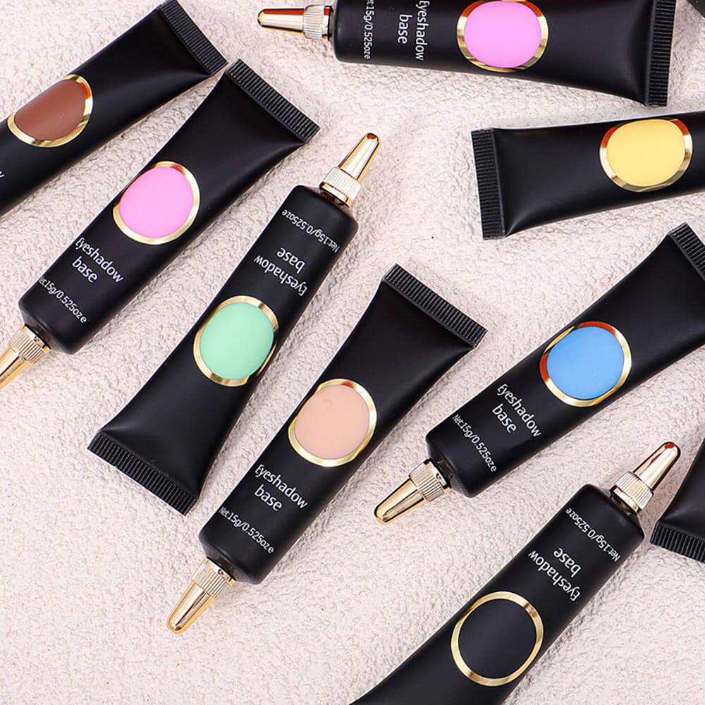 10-Color Eyeshadow Base Waterproof Eye Primer Long Lasting Private Label 15g