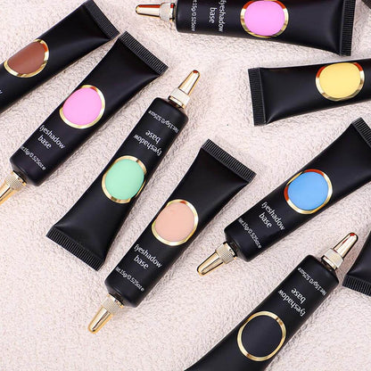 10-Color Eyeshadow Base Waterproof Eye Primer Long Lasting Private Label 15g