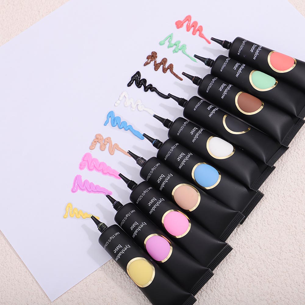 10-Color Eyeshadow Base Waterproof Eye Primer Long Lasting Private Label 15g