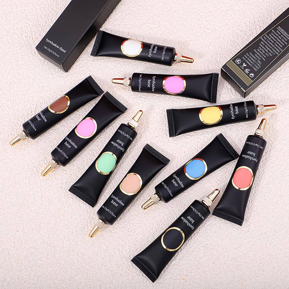 10-Color Eyeshadow Base Waterproof Eye Primer Long Lasting Private Label 15g