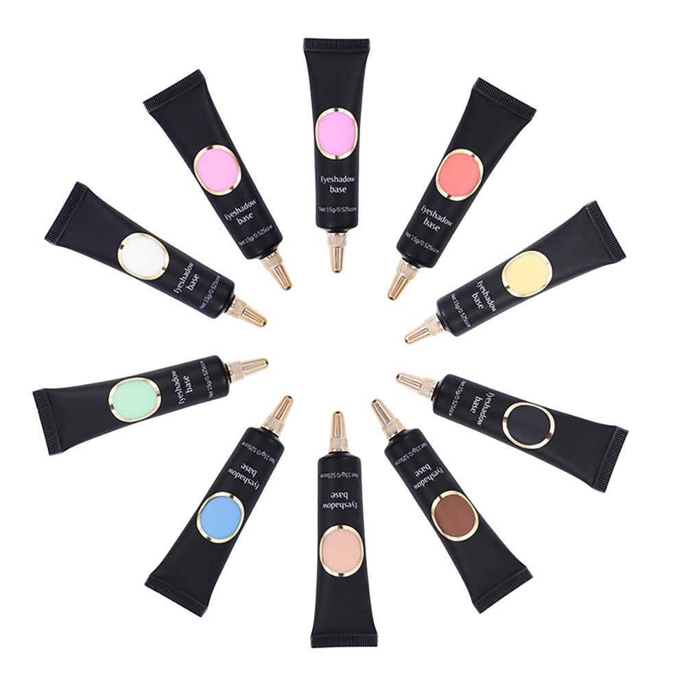 10-Color Eyeshadow Base Waterproof Eye Primer Long Lasting Private Label 15g