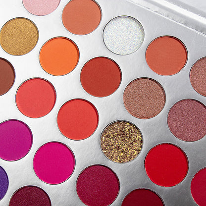 35 color eyeshadow palette pearlescent matte high pigmented