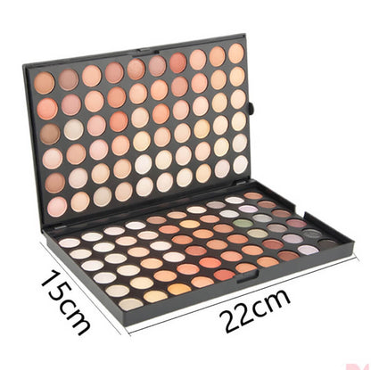 120 color eyeshadow palette small pan full colors pigment eye shadow