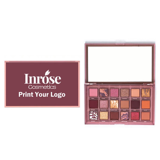 18 color eyeshadow palette high pigment vegan dark shade multiple uses