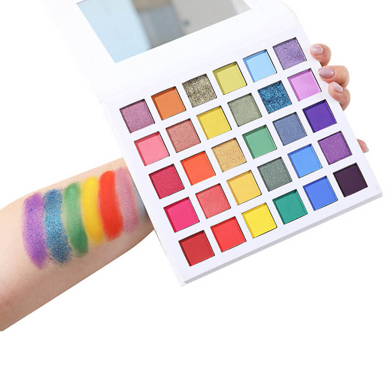 30 color eyeshadow palette matte long lasting rainbow eye shadow