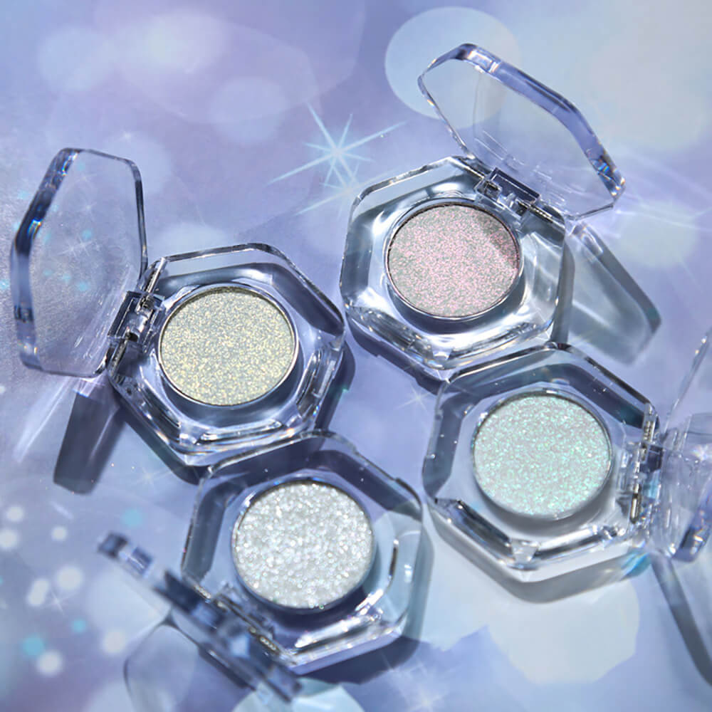46-Color Chameleon Eyeshadow Powder High Pigment Metallic Highlighter 26MM