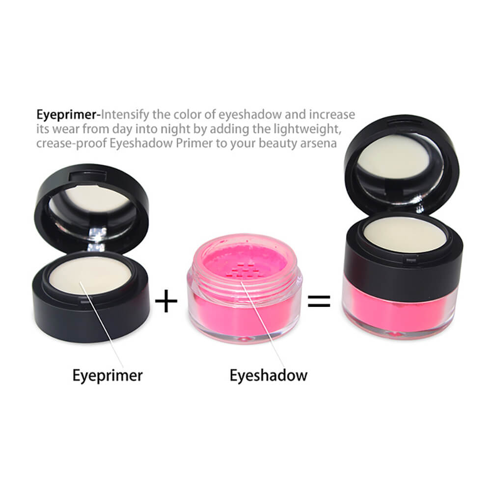 7-Color Neon Fluorescent Eyeshadow Powder High-Shine Loose Pigment