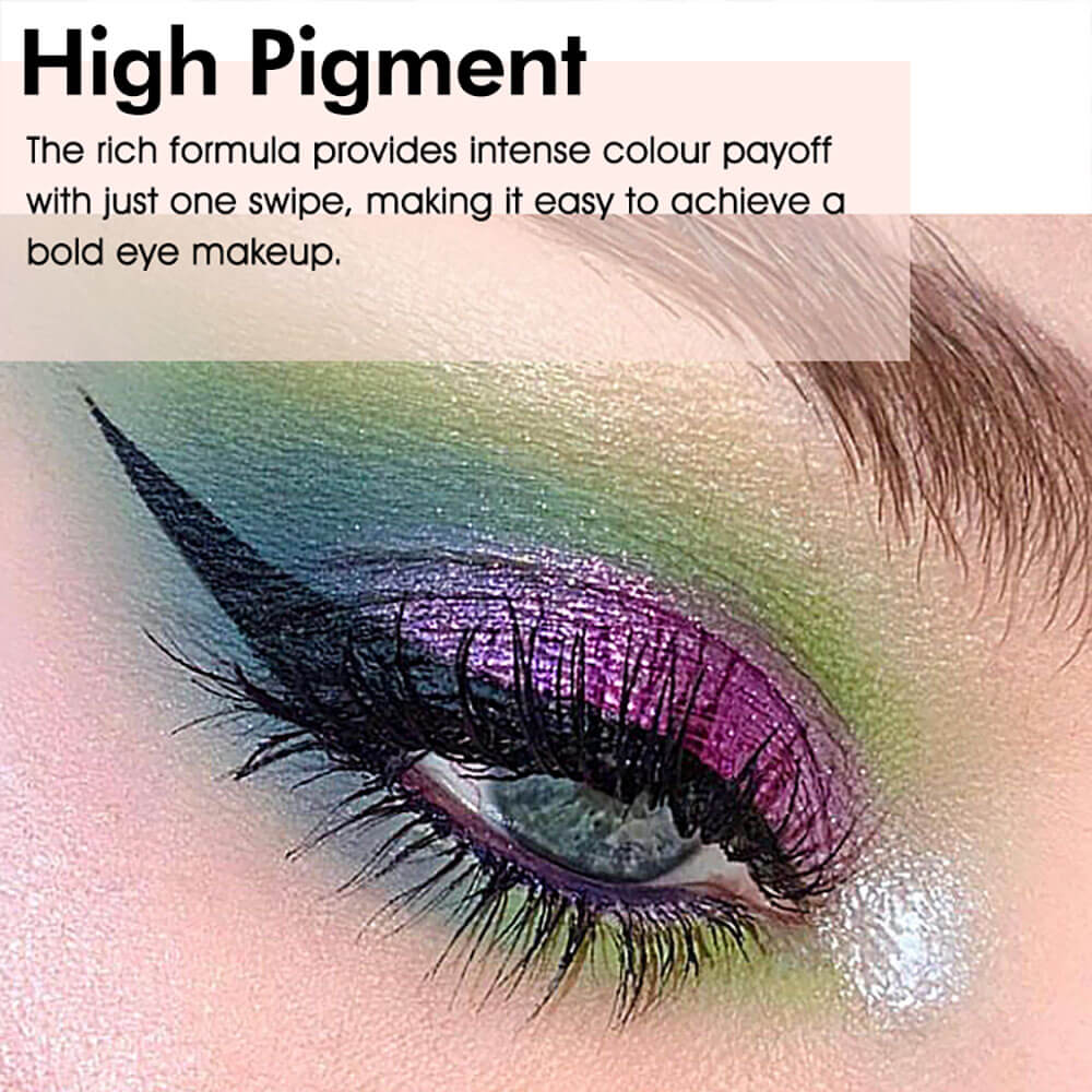 46-Color Chameleon Eyeshadow Powder High Pigment Metallic Highlighter 26MM