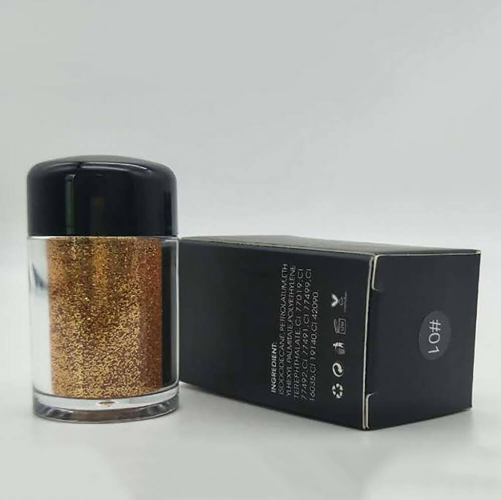 10 color eyeshadow loose powder glitter vegan long lasting